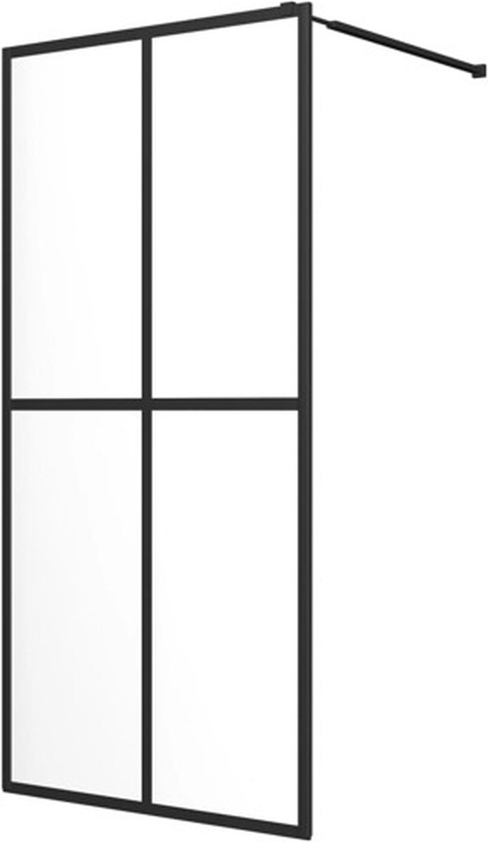 Vidaxl Duschwand, Transparentes Gehärtetes Glas, 118X190 Cm