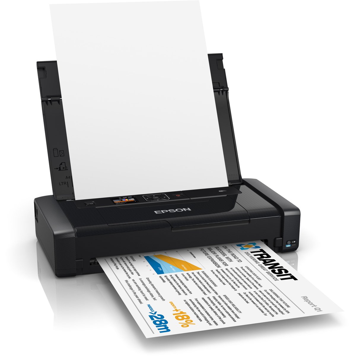 Mobile tragbare Drucker mit Akku Epson Smart Printer Wifi + Tinten
