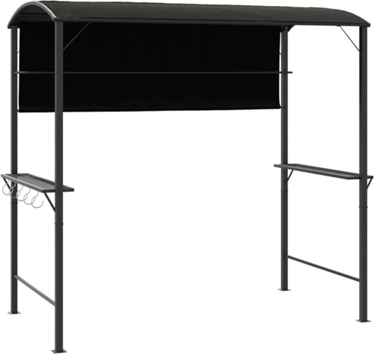 Vidaxl Pavillon mit Dach, 220x110x200 cm, Anthrazit