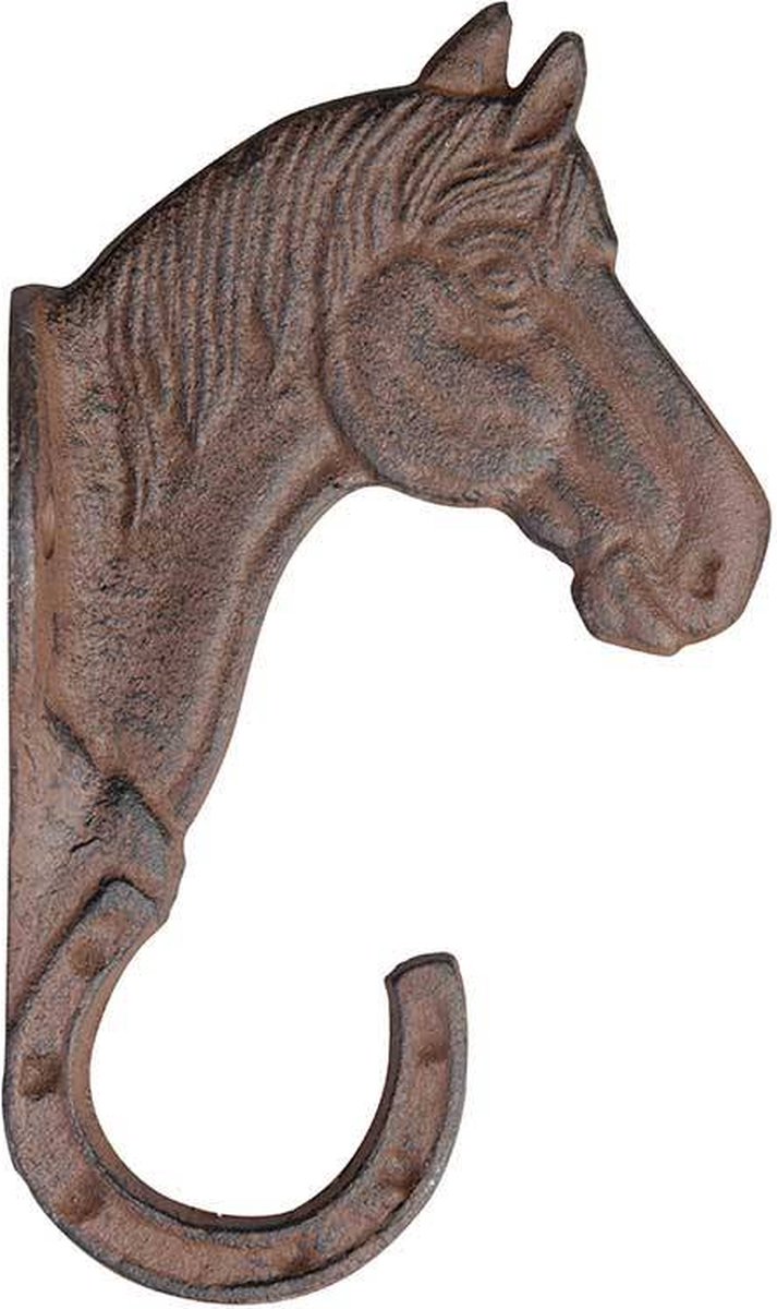Gusseiserner Halter für Blumenampel Pferd
