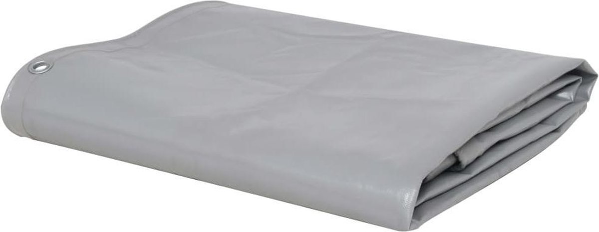 Vidaxl Plane 650 G/M², 6 x 8 m, Grau