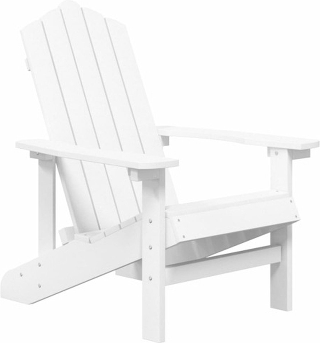 Vidaxl Adirondack-Gartenstuhl, HDPE, Weiß