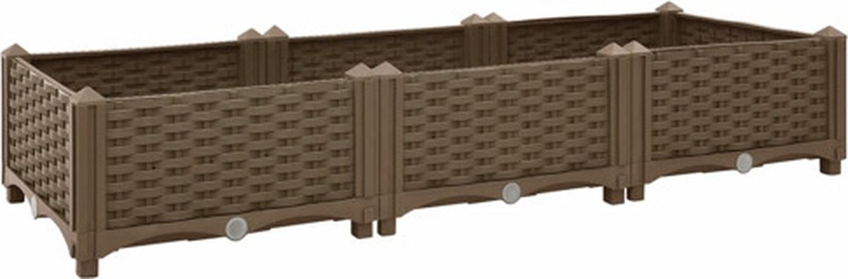 Vidaxl Hochbeet, 120X40X23 Cm, Polypropylen