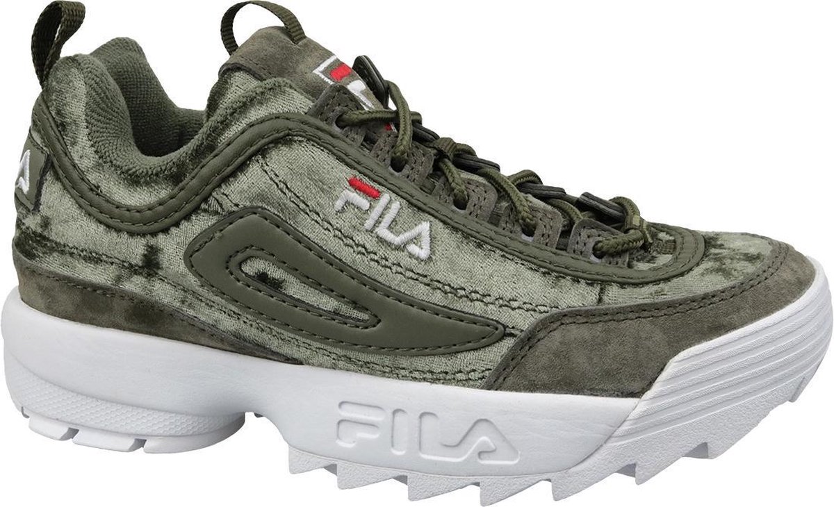 Fila Disruptor S Wmn Low 1010555-50I, Damen, Sneakers, grün 38 grün