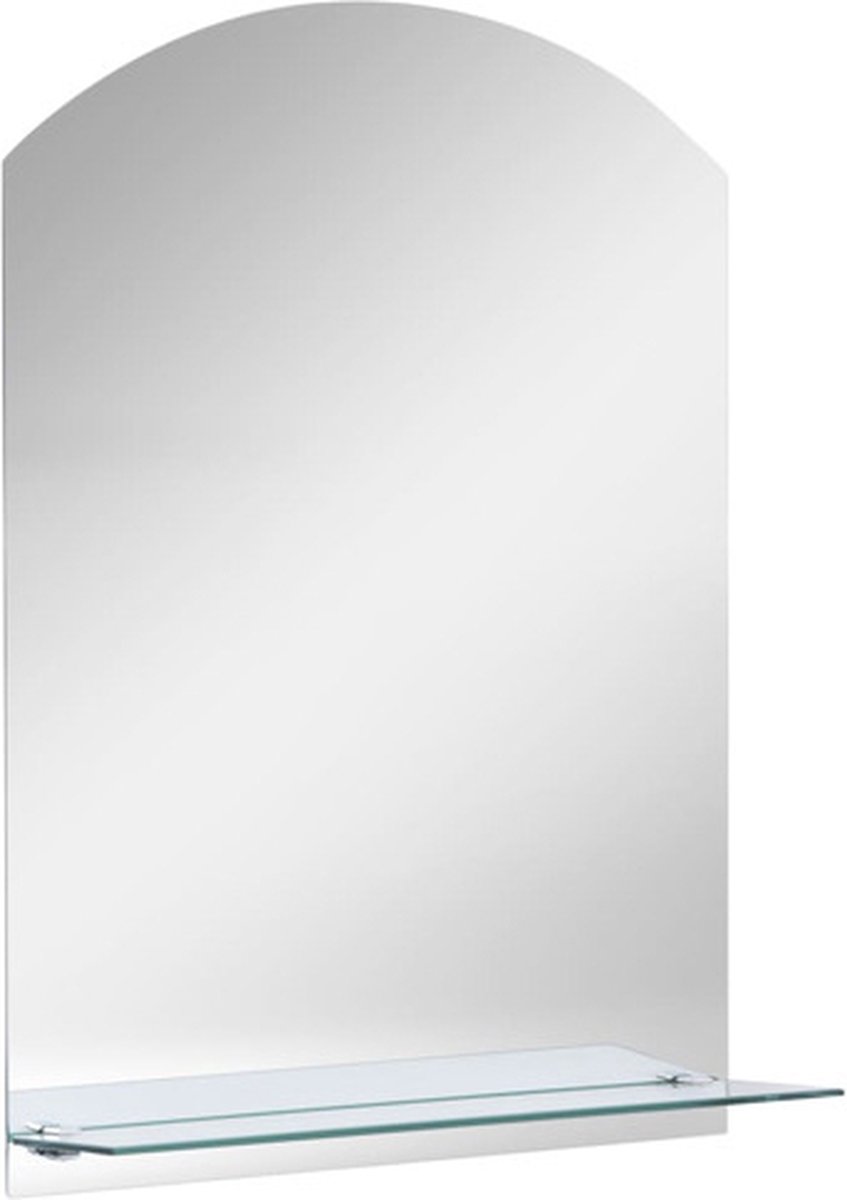 Vidaxl Wandspiegel mit Regal, 20x40 cm, Gehärtetes Glas