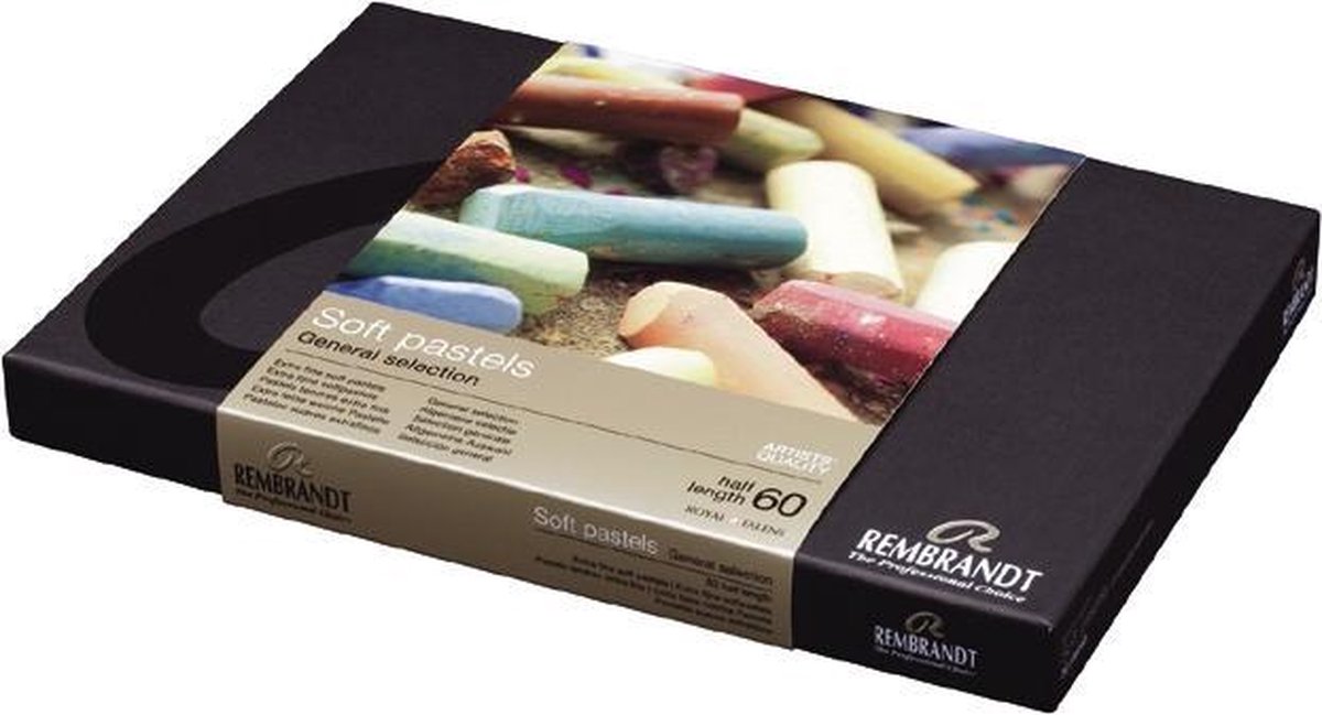 REMBRANDT 60 Halbtrockene Pastellkreiden im Karton