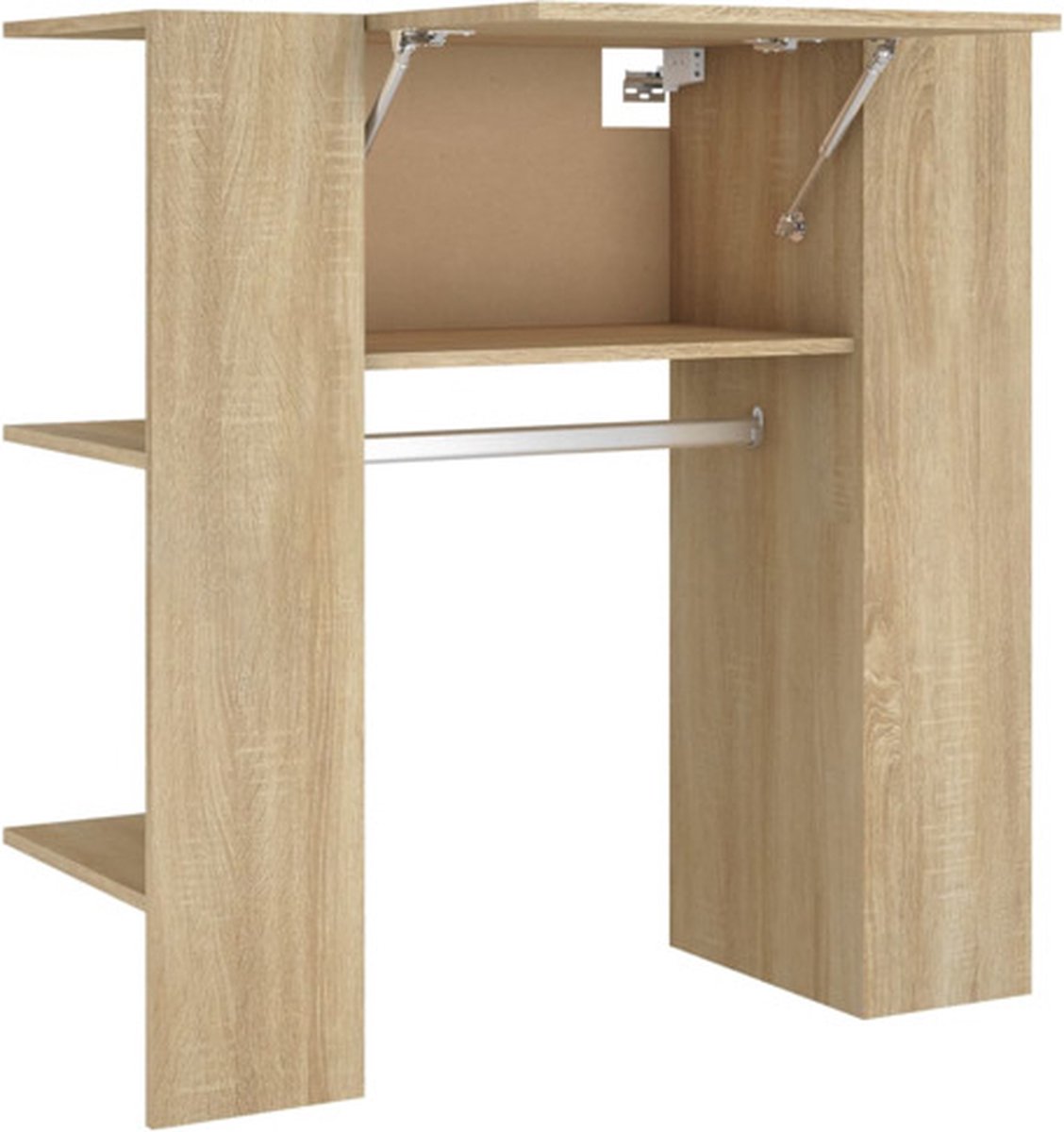 Vidaxl Garderobenschrank, Sonoma-Eiche, 97,5X37X99 Cm