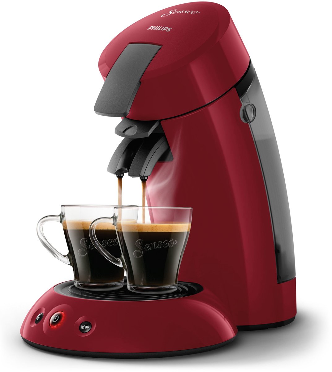 Kapselkaffeemaschine - PHILIPS - SENSEO - HD6553/81 - Original - Rot