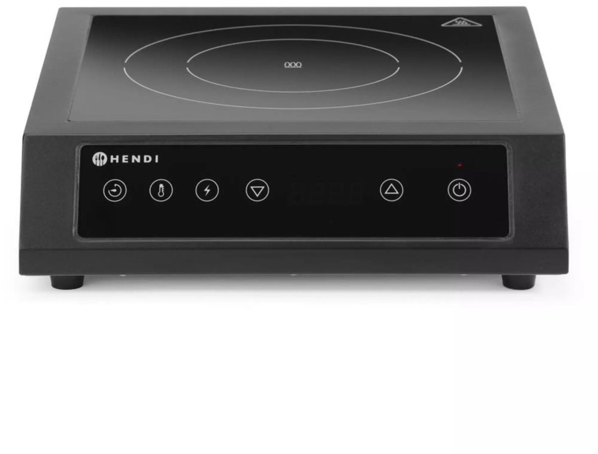 Tragbare Induktionskochplatte einstellbar 1 Kochzone Mitte. 28 cm 3500 W