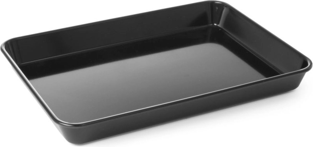 Melamin Fleisch- und Lebensmittel-Tablettbehälter 420x280x60mm schwarz Hendi 568309