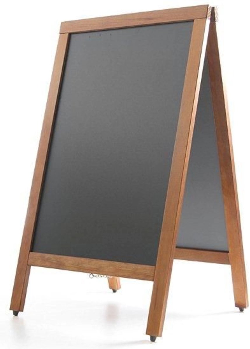 Freistehende MENU-Werbe-Informationswand für Restaurants 500x850mm Hendi 664001