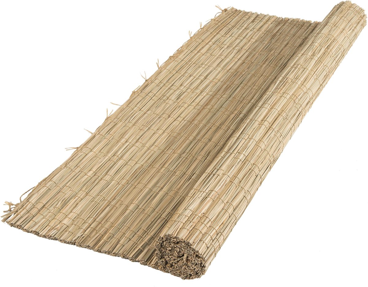Natürliches Seggendach – 100 % verdunkelnd – 1 x 3 m – Dicke 6/7 mm – NATUR