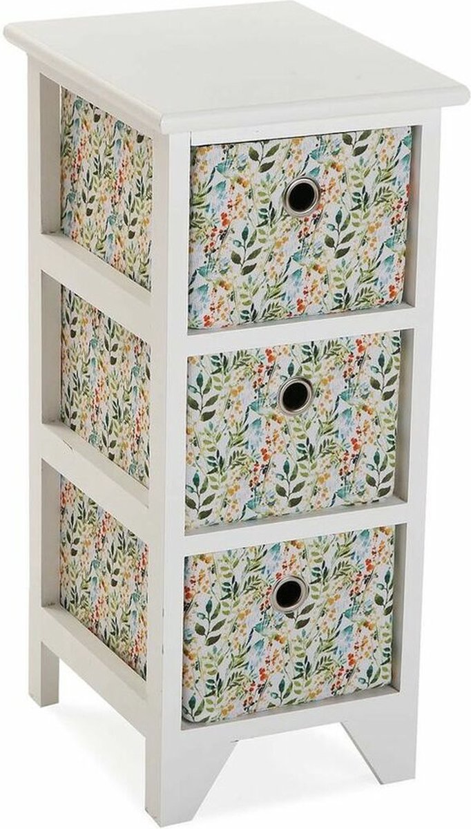 Kommode de salle de bain Acuarela - Versa - 56 x 30 x 25 cm - Bois - Blanc
