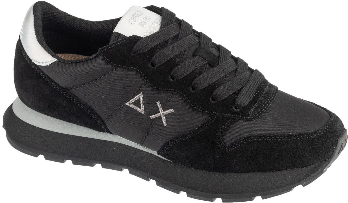 SUN68 Ally Gold Silber, Schwarze Damen-Sneaker 39 schwarz