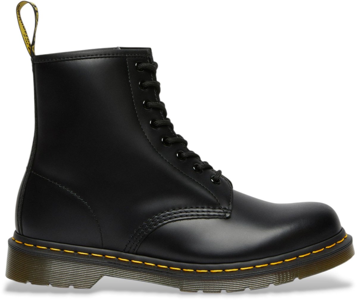 DR. Martens 1460 Glattleder-Schnürstiefel, schwarze Unisex-Sneaker 11822006 38