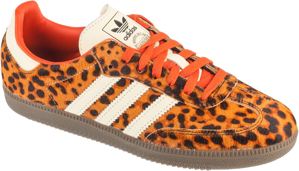 adidas Samba OG Cheetah Pack - Gebrauchte rote Damen-Sneaker braun Core-Black Cream-White JI2734 36⅔