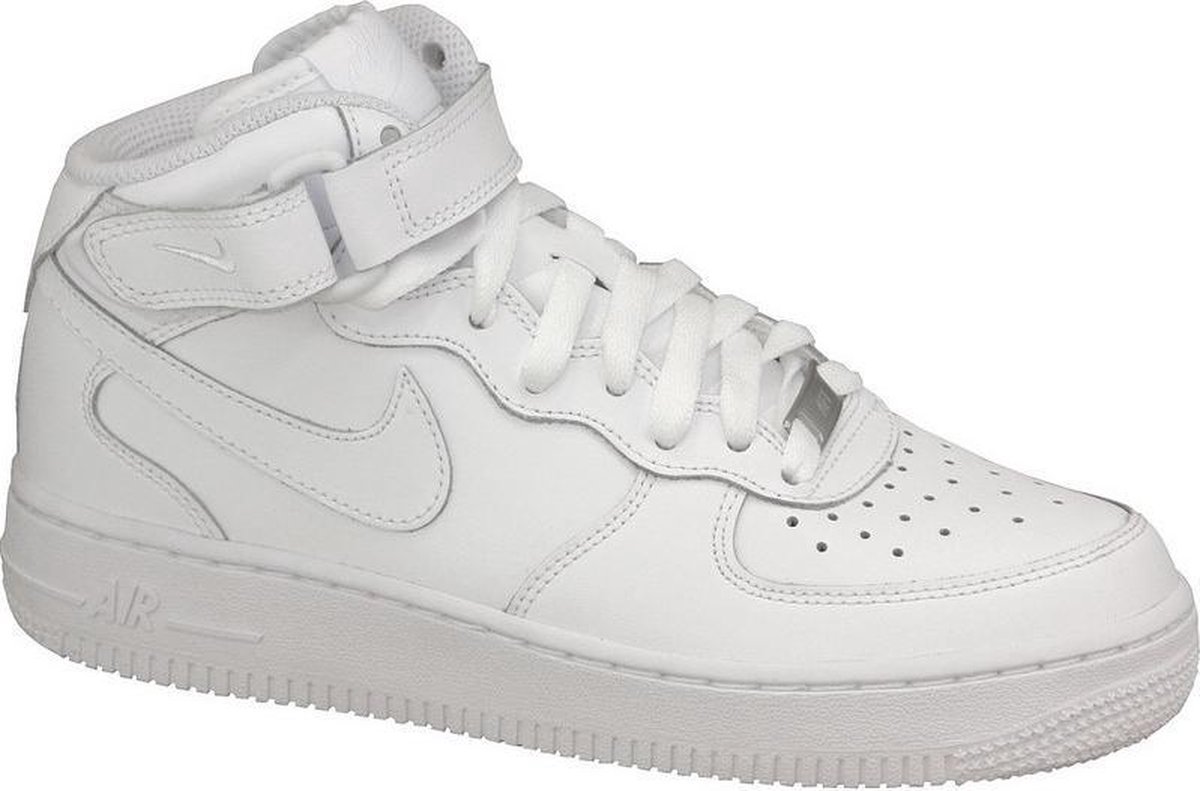 Nike  Air Force 1 Mid 07 Leder Triple White Damen Sneaker 366731-100 36.5