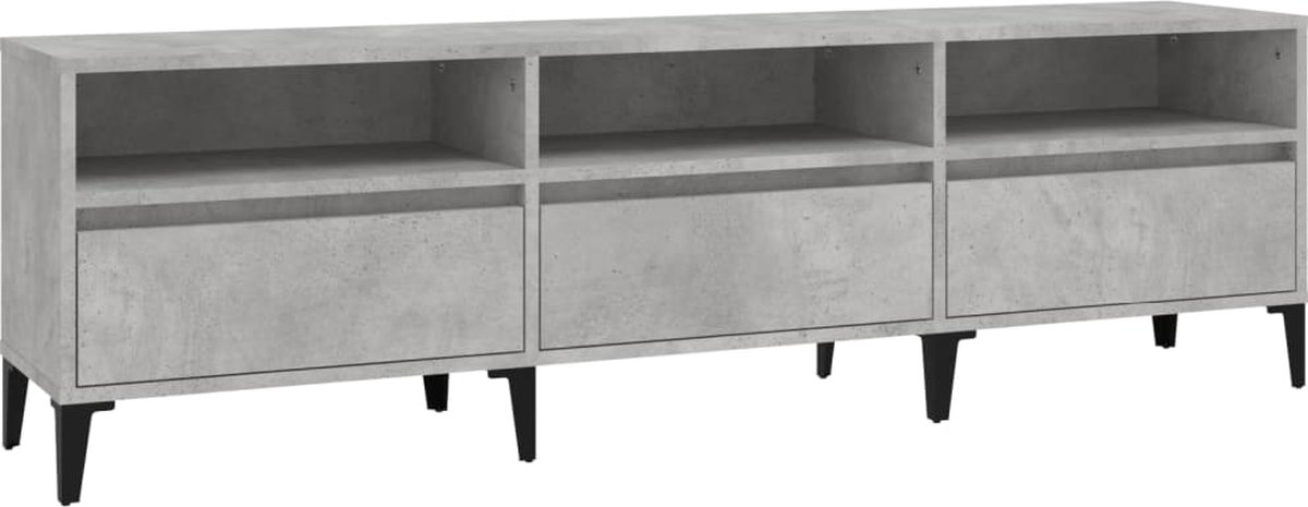 Vidaxl TV-Schrank, Betongrau, 150x30x44,5 cm