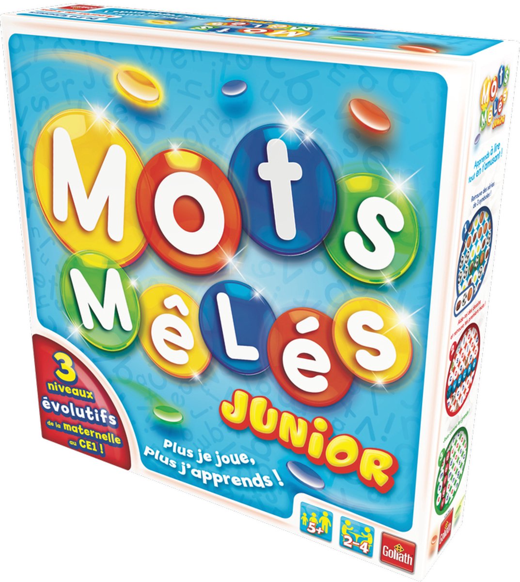Goliath - Worträtsel Junior - Kinderspiel blau
