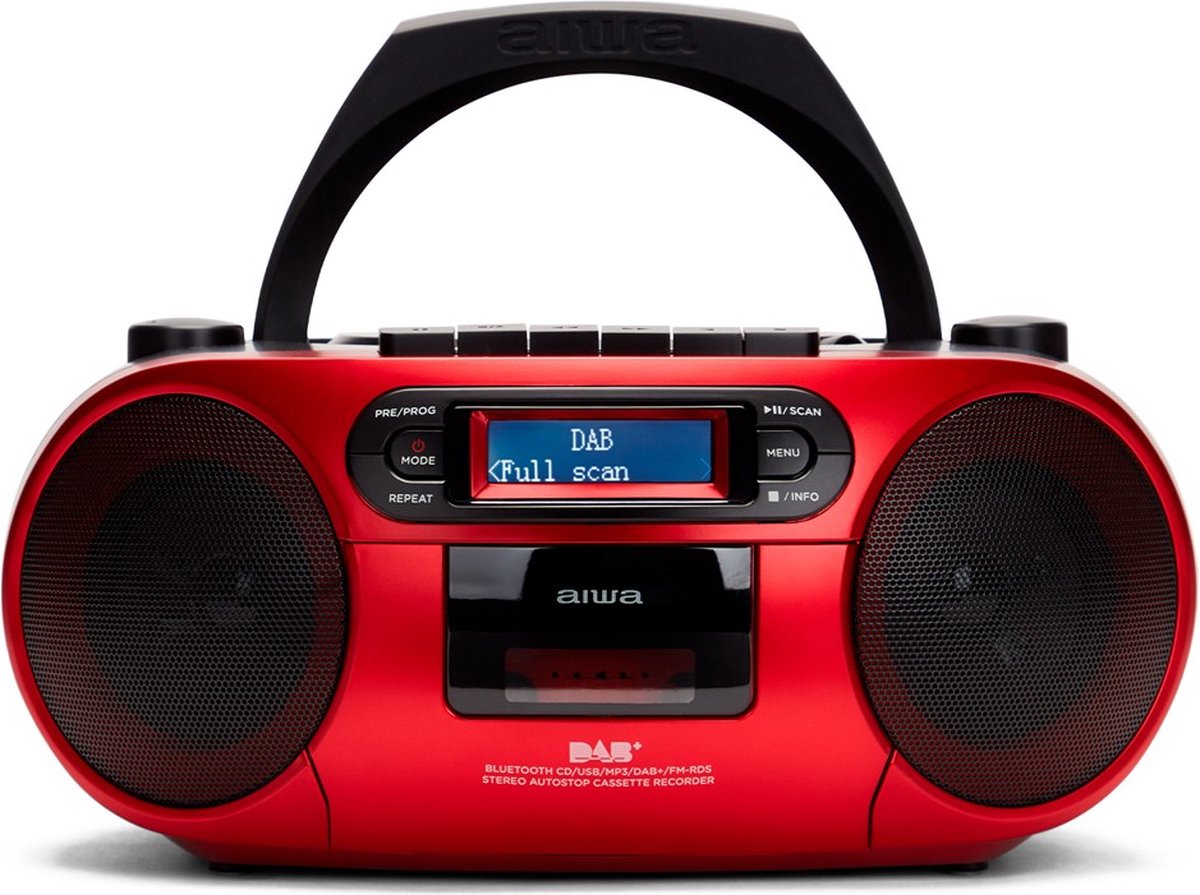 Boombox Aiwa Bbtc-660Dab/Rd Bluetooth
