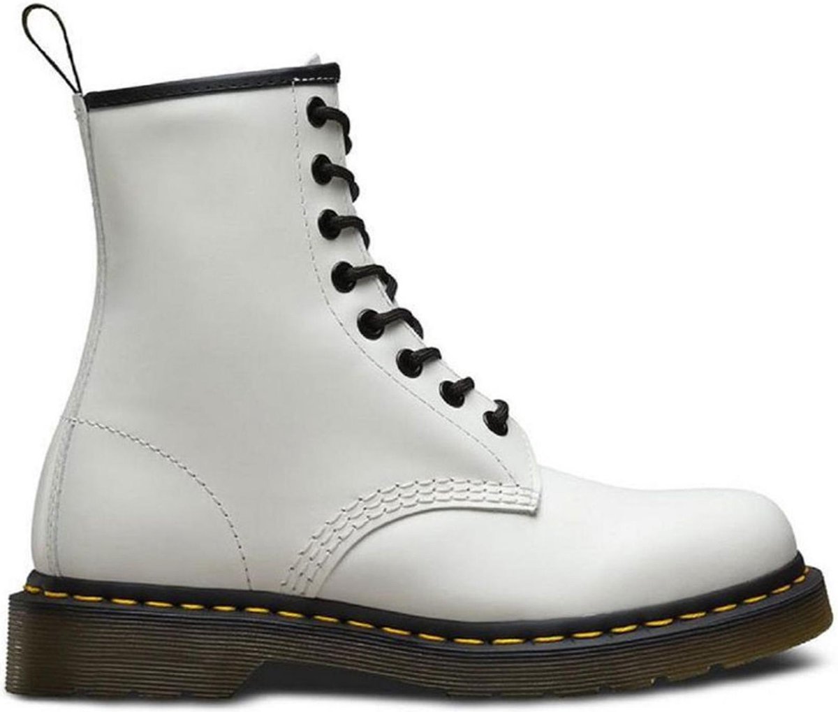 DR. Martens 1460 Glattleder Schnürstiefel Weiß Unisex Stiefel 11822100 37