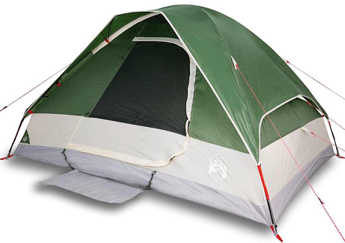 Vidaxl Campingzelt, 2-Personen, Kuppelzelt, Grün, Wasserdicht