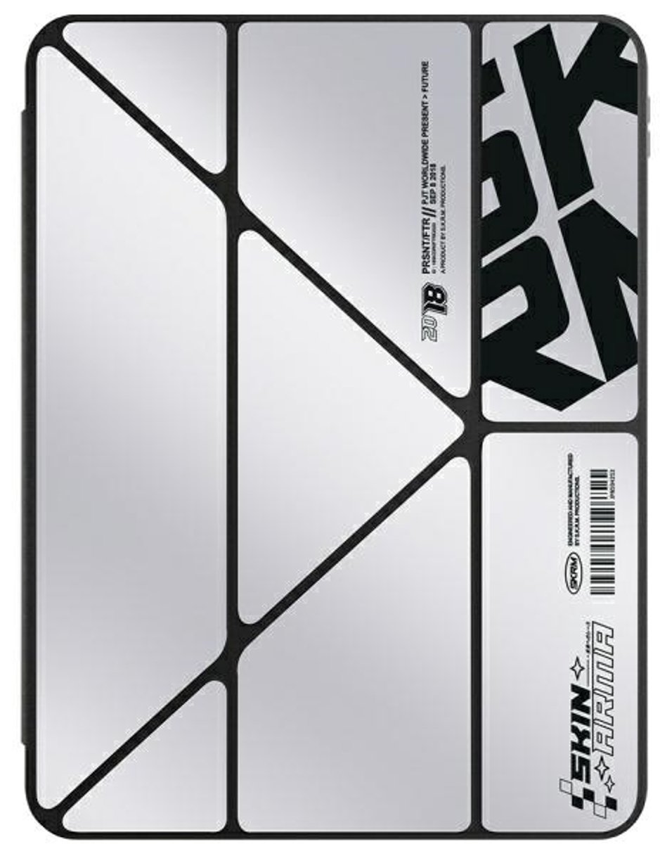 Etui mit Ständerfunktion Skinarma Kira Kobai für iPad Pro 11  (M4) Chrom