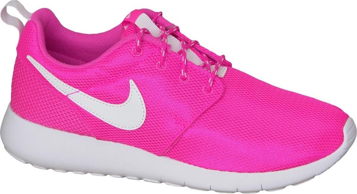 Nike Roshe One GS Pink Blast Kinder-Sneakers Weiß 599729-611 36