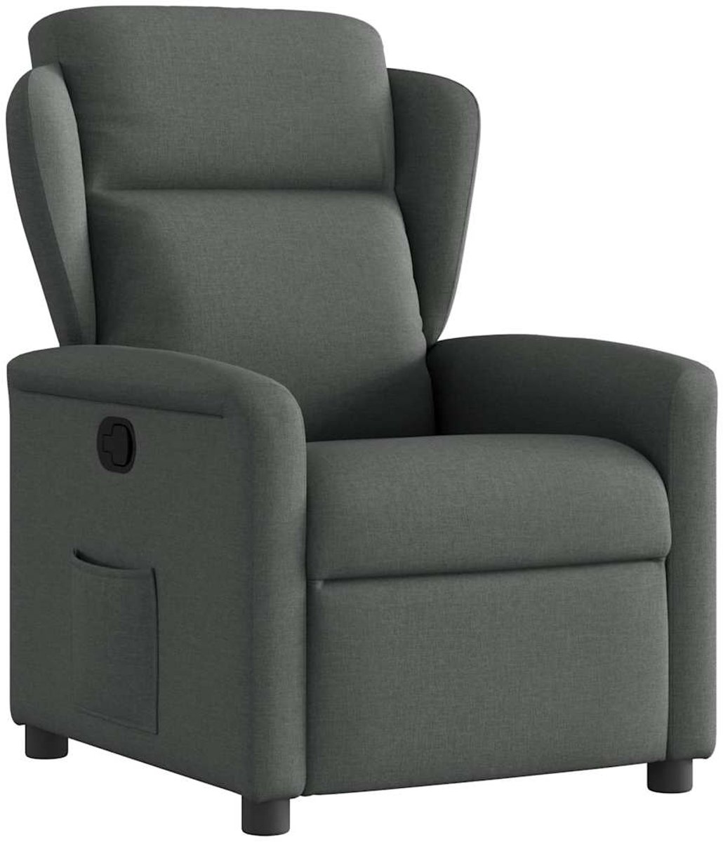 Vidaxl Schlafsofa, Dunkelgrau, Stoffbezogen