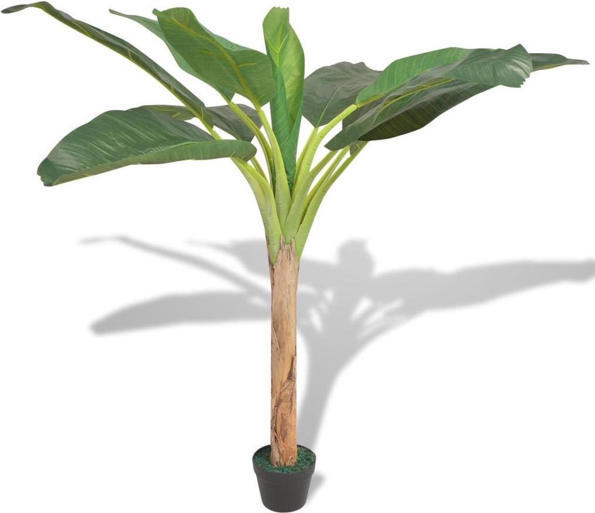 Vidaxl Künstlicher Bananenbaum Mit Topf, 150 Cm, Grün