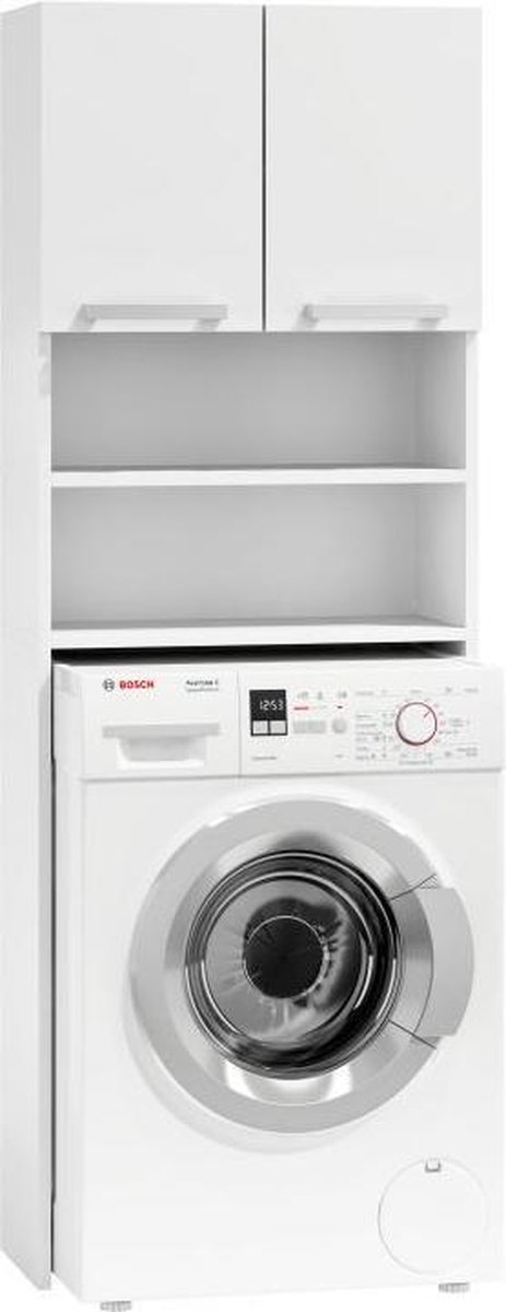 Schrankmaschine à laver - 4 Etagen &; 2 Türen - weiß