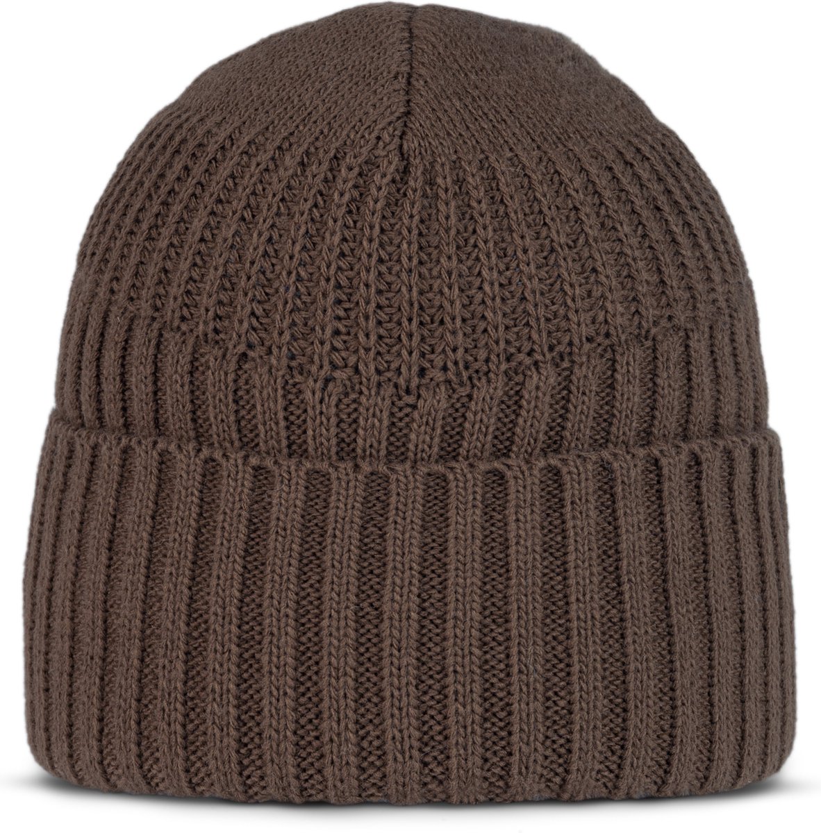 Buff Strickmütze aus Fleece, braune Unisex-Mütze One size