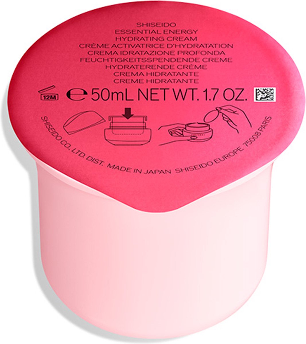 Shiseido Damen Gesichtspflege ESSENTIAL ENERGY Hydrating Cream Recarga