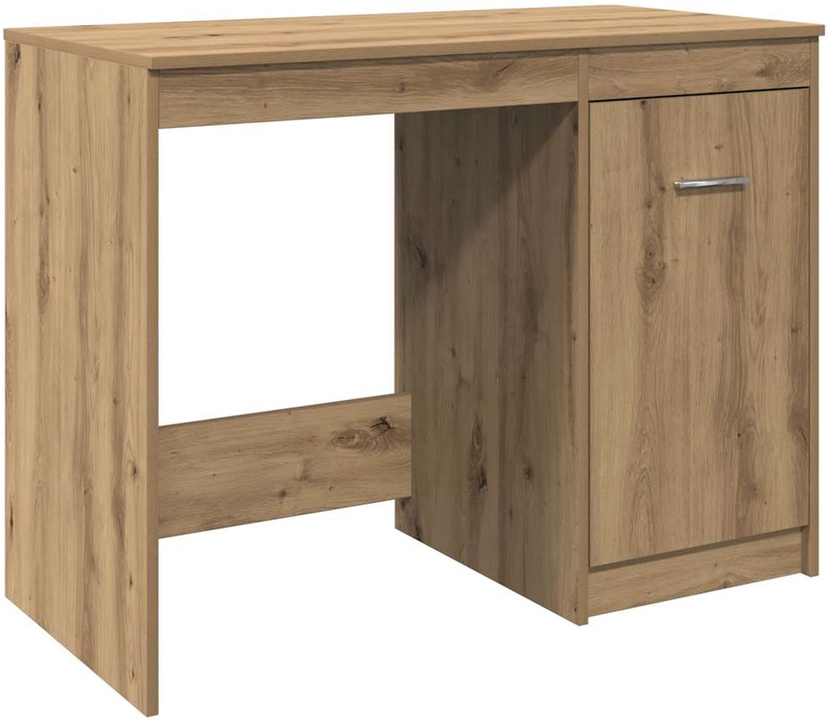 Vidaxl Schreibtisch, Artisan Eiche, 100X50X76 Cm, Holzwerkstoff