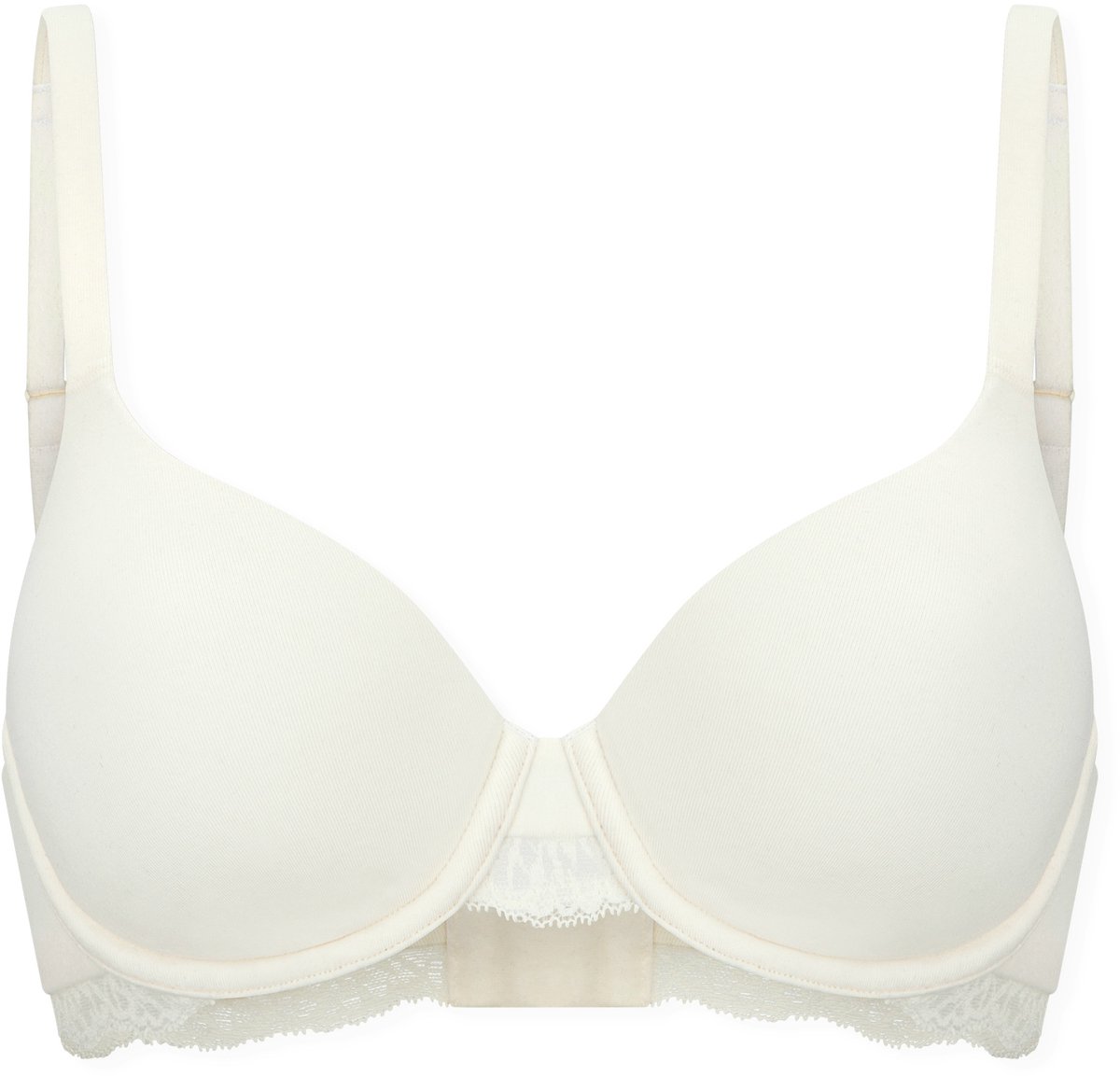 BH mit Schale Spitze off-white - Unique Cotton 85C