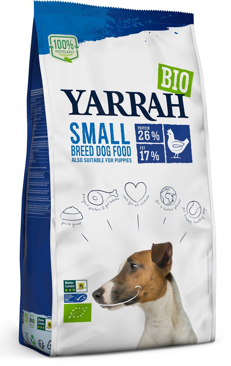 Yarrah Bio Small Breed Hundefutter - Huhn - 5 kg