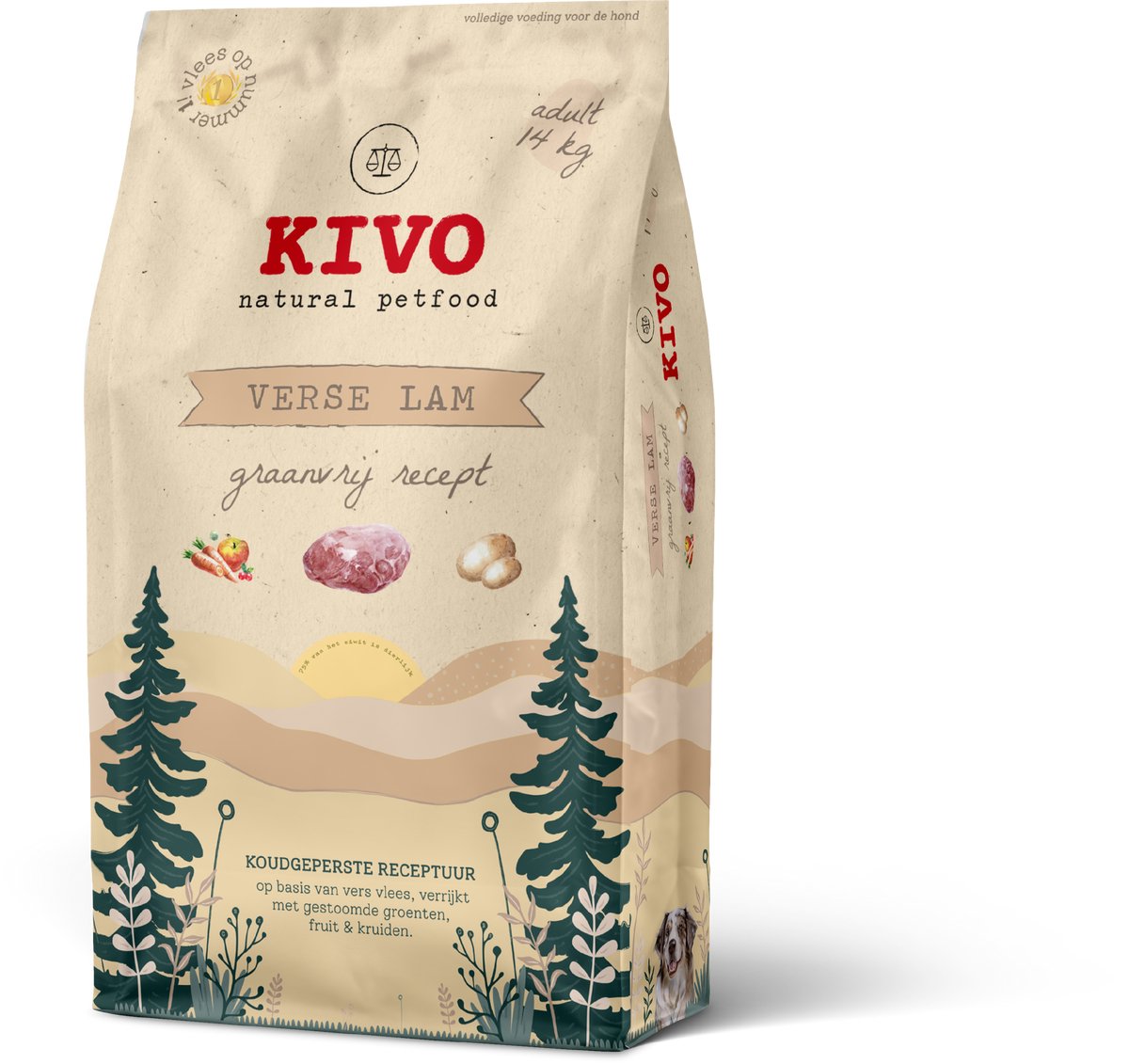 Kivo Frisches Lamm getreidefrei - 14 kg