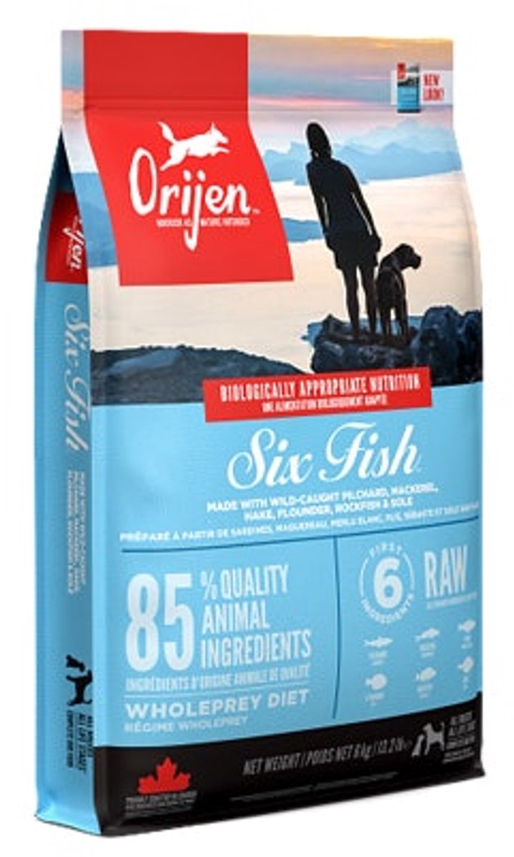 Orijen Six Fish Whole Prey - 2 x 11,4 kg