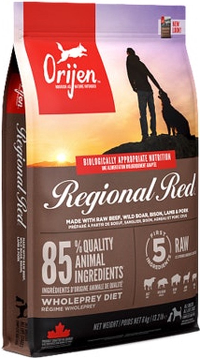 Orijen Regional Red Dog Whole Prey - 2 x 11,4 kg