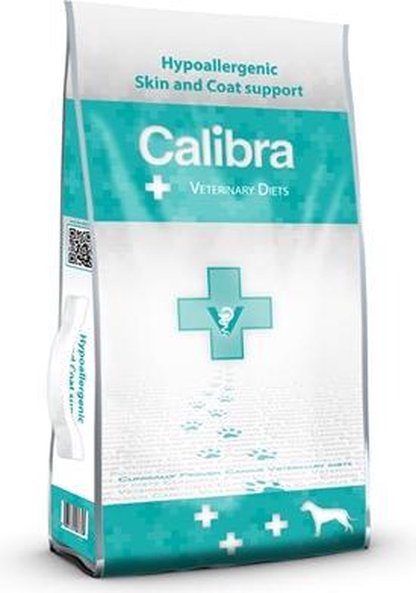Calibra Veterinary Diets Hypoallergenic Skin & Coat Support Hundefutter - 12 kg