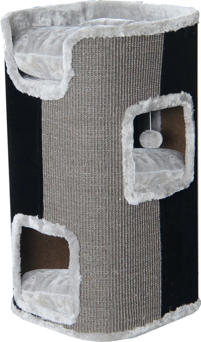 Boon Kratz-/Klettermöbel – Grau/Schwarz – 75 cm