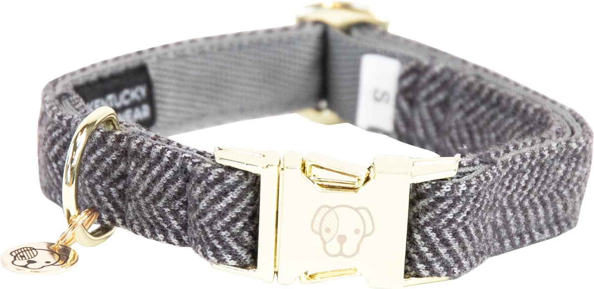 Kentucky Dogwear Hundehalsband - Wool - Grau - XL - 45-75 cm