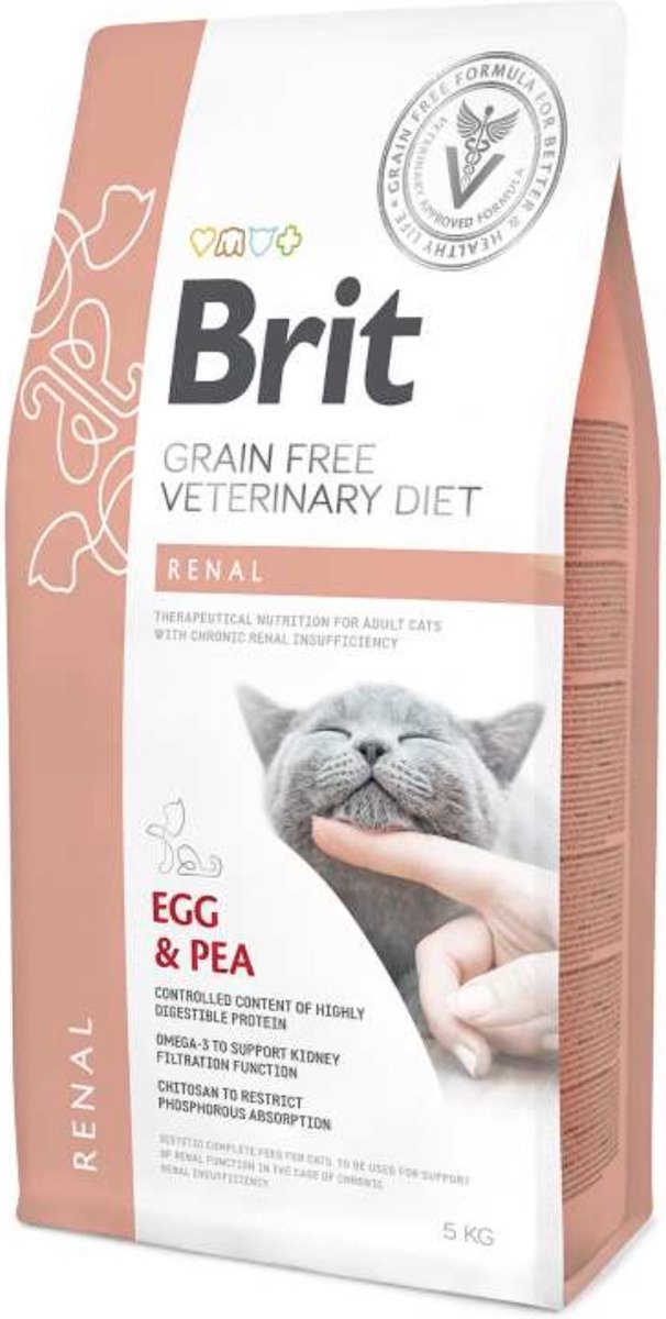Brit Veterinary Diet Cat - Grain free - Renal - 5 kg