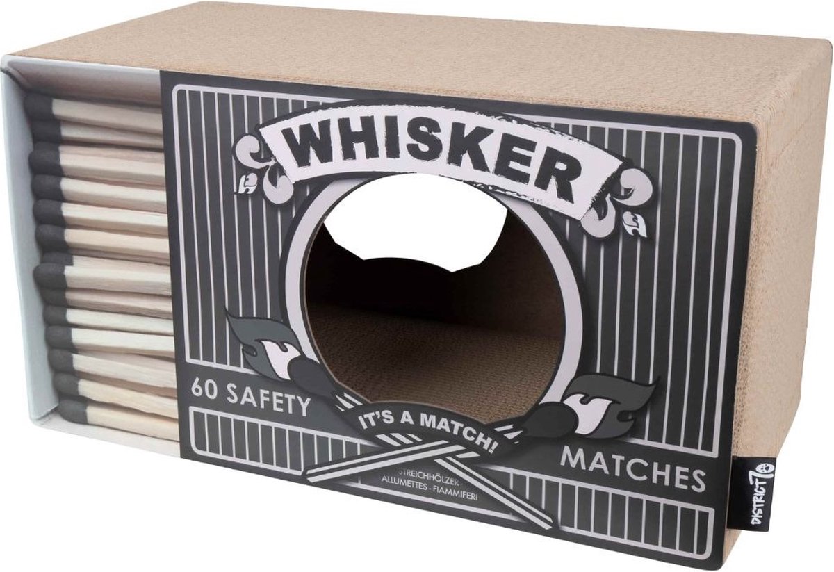 District 70 Whisker Krabbenkarton – Schwarz