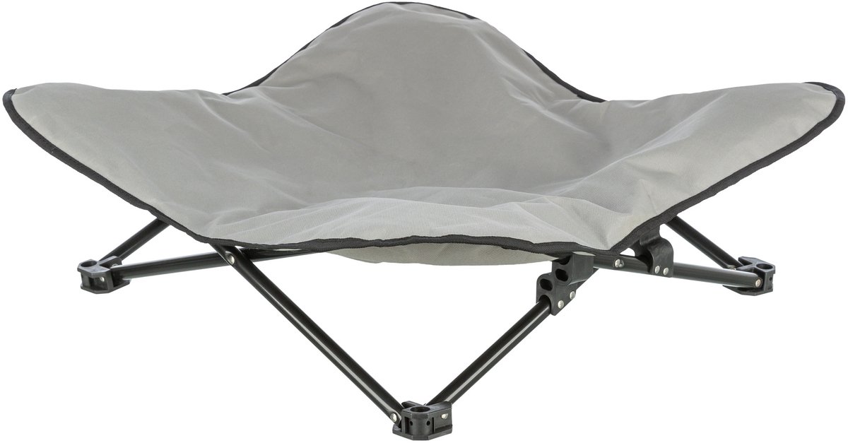 Trixie Campingkorb – 69 × 20 × 69 cm – Dunkelgrau/Petrol