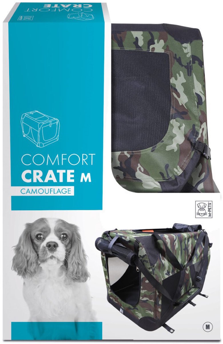 M-Pets Komfort-Kiste - XL - Camo - 81 x 59 x 59 cm