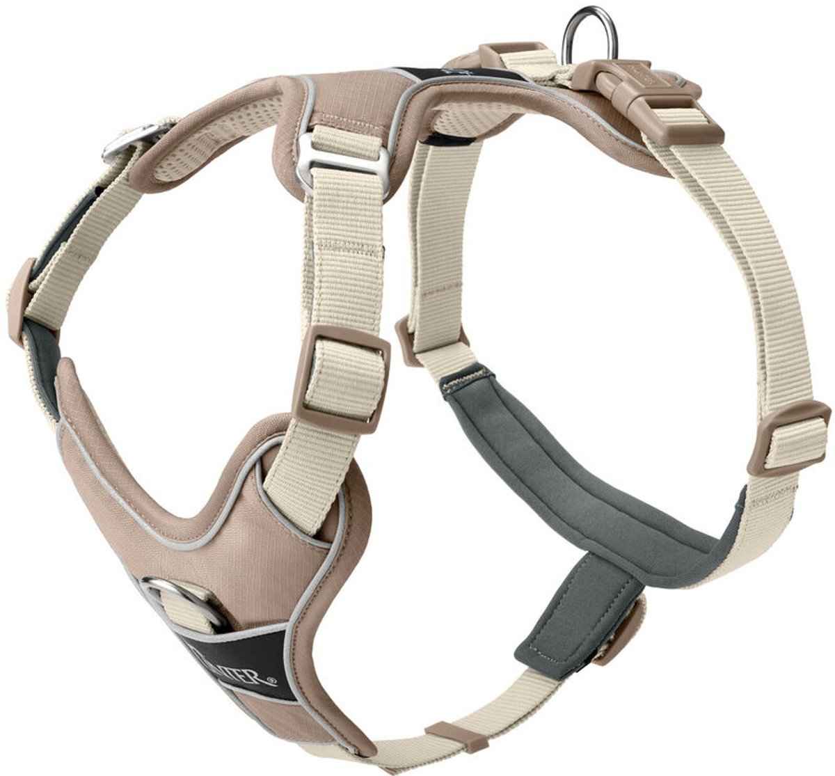 Hunter Geschirr Divo Up - Taupe - M
