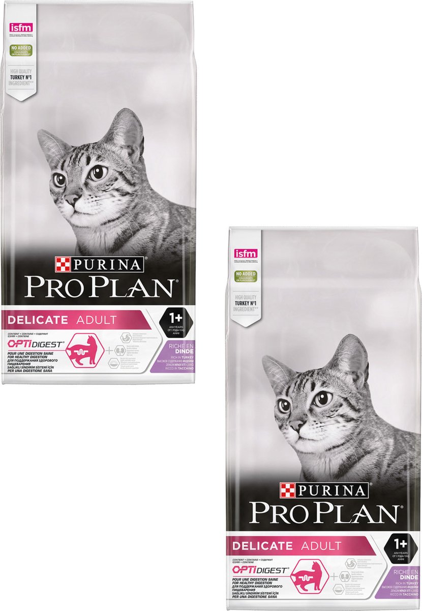 Purina Pro Plan Cat - Delicate - Pute - 2 x 10 kg