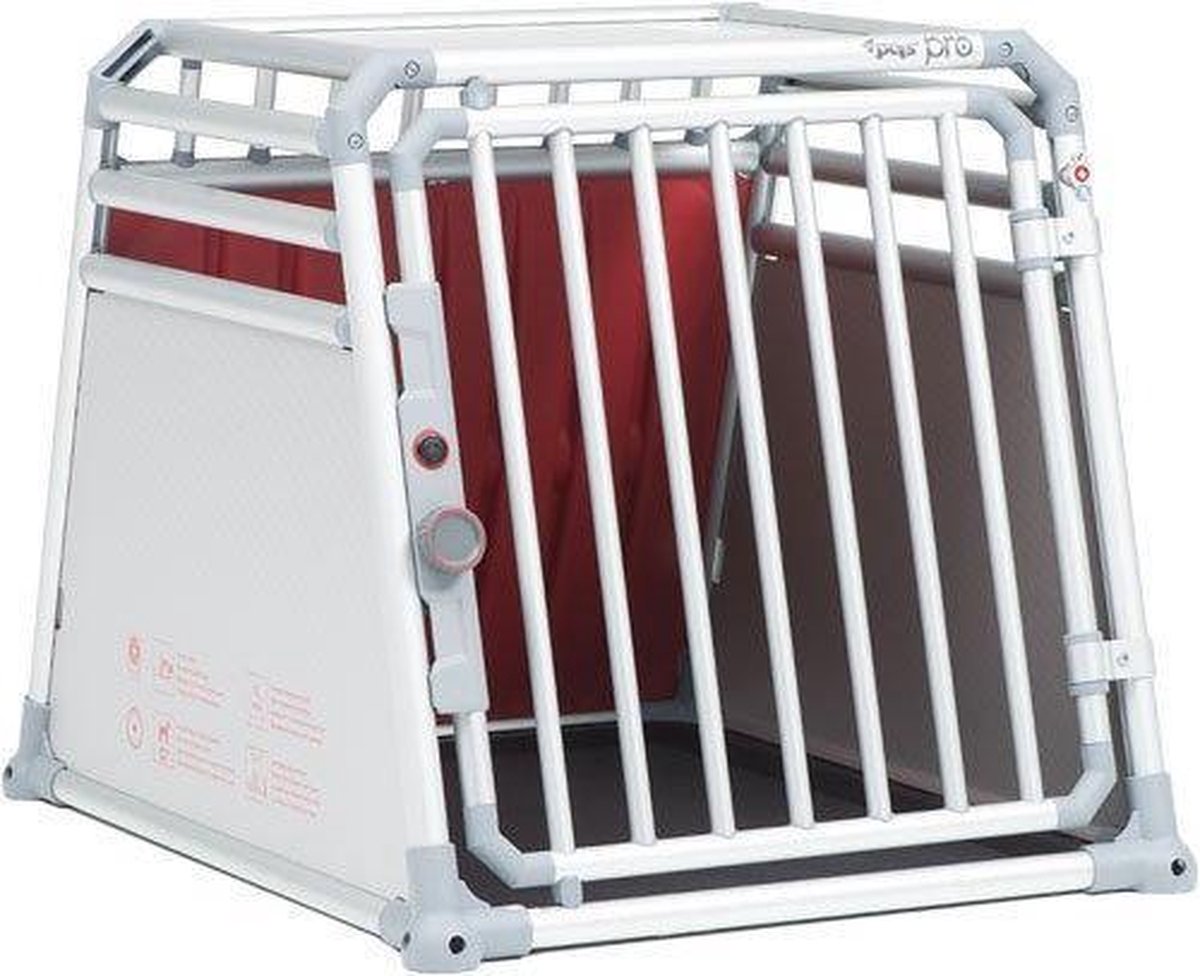 4pets Pro 3 Auto-Transportbox - Groß -  66 x 68 x 93,5 cm