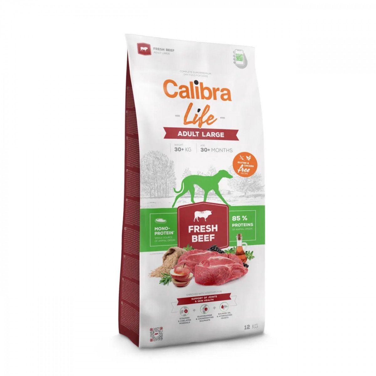 Calibra Dog Life Adult Große Rassen - Rindfleisch - 12 kg